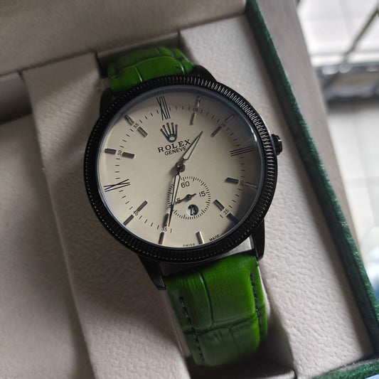 RLX OYSTER PERPETUAL CUERO PARA HOMBRE REF-NVD