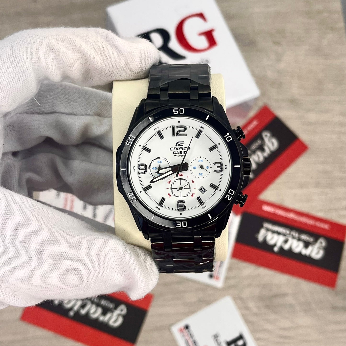 CASIO EDIFICE CHRONOGRAP 4118 PARA HOMBRE REF-NB