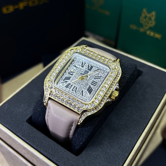 G FOX ORIGINAL x CARTIER PARA DAMA SUMERGIBLE REF-SANTOS CUBANO-1264-B