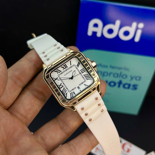 CARTIER DO´SANTOS PARA HOMBRE REF-GOMA-BORB