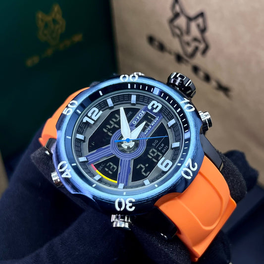 G FOX ORIGINAL DOBLE HORA POR INVICTA SUMERGIBLE PARA HOMBRE REF-1976G1-NN