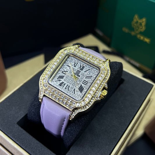 G FOX ORIGINAL x CARTIER PARA DAMA SUMERGIBLE REF-SANTOS CUBANO-1264-M