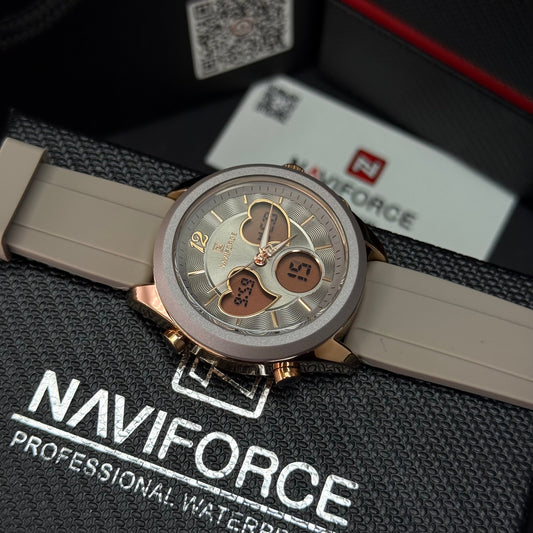 NAVIFORCE DOBLE HORA ORIGINAL PARA DAMA REF NF5045-GO
