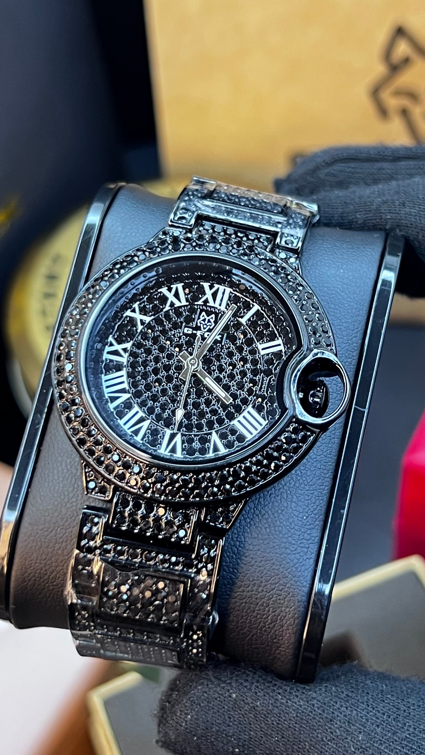G FOX ORIGINAL x CARTIER PARA DAMA SUMERGIBLE REF-TORBILLON CUBANO-1251-N