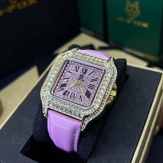 G FOX ORIGINAL x CARTIER PARA DAMA SUMERGIBLE REF-SANTOS CUBANO-1264-R
