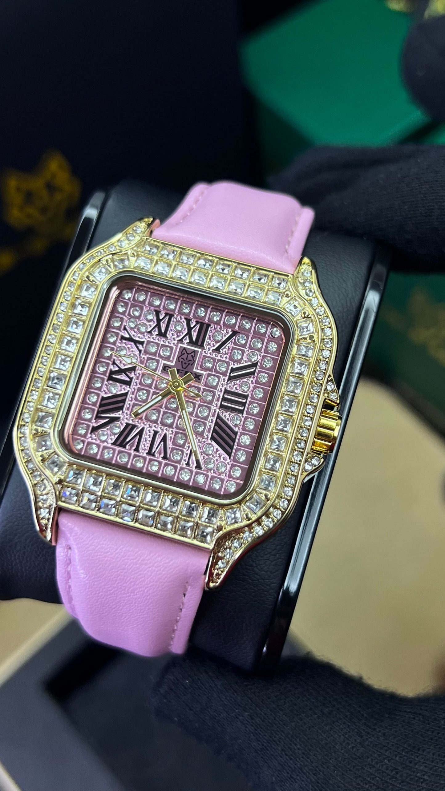 G FOX ORIGINAL x CARTIER PARA DAMA SUMERGIBLE REF-SANTOS CUBANO-1264-R