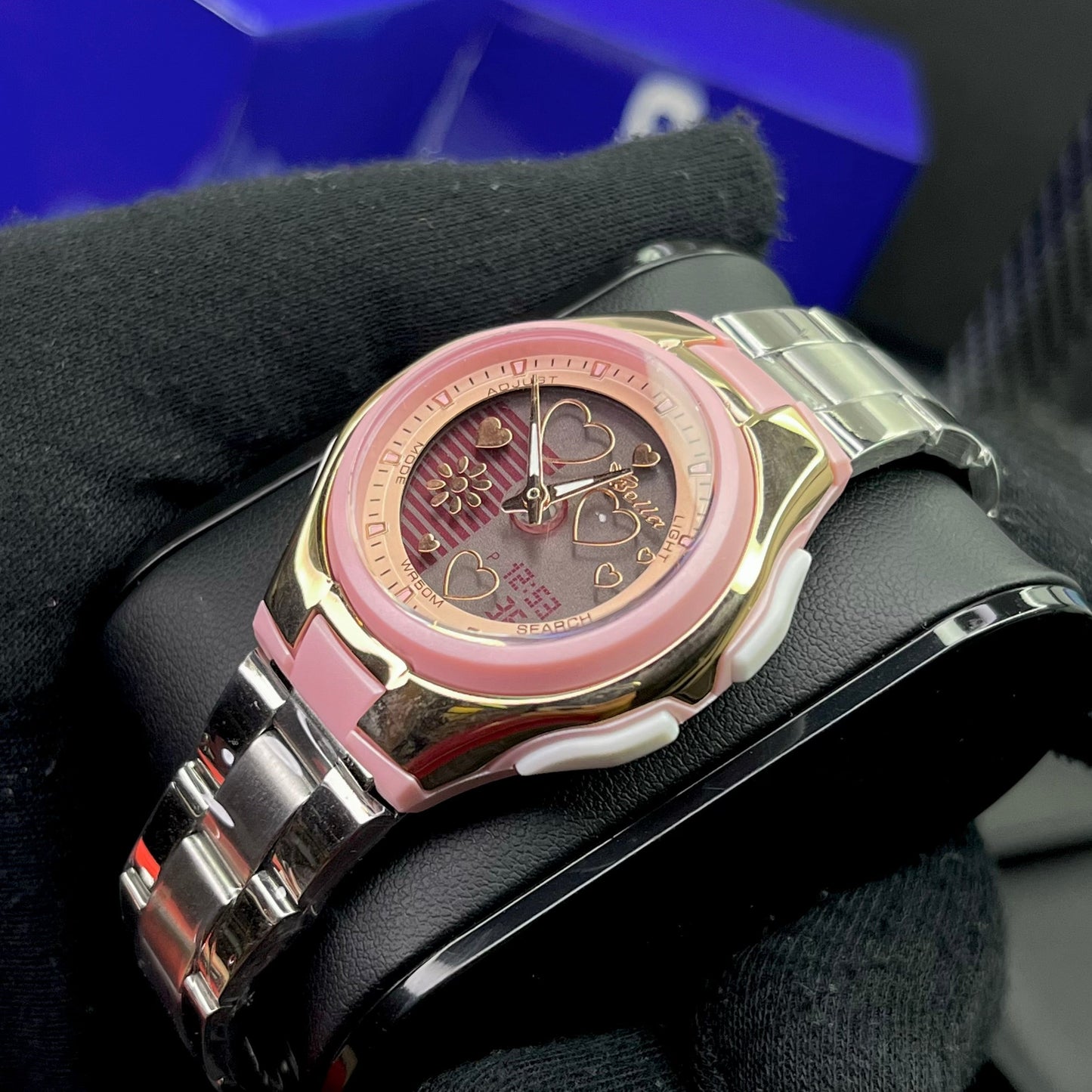CASIO DOBLE HORA PARA DAMA REF-PR
