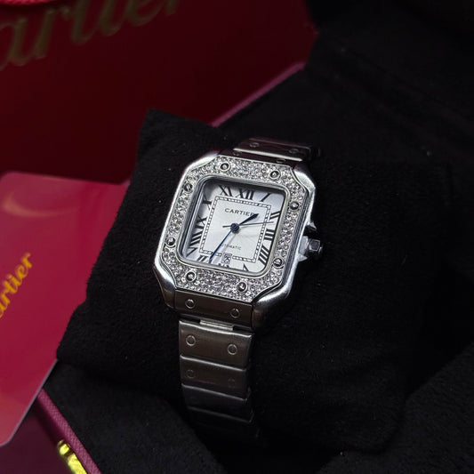 CARTIER SANTOS CUBANO PARA DAMA REF PB