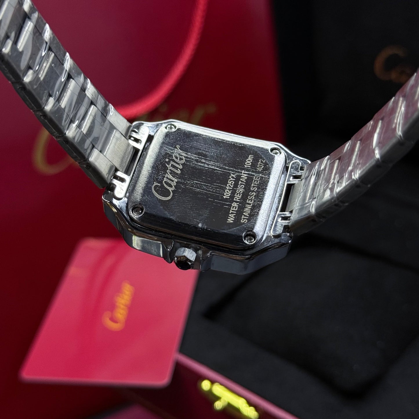 CARTIER SANTOS CUBANO PARA DAMA REF PB