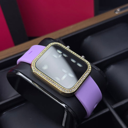RELOJ DIGITAL ESTILO CUBANO PARA DAMA REF-MDN