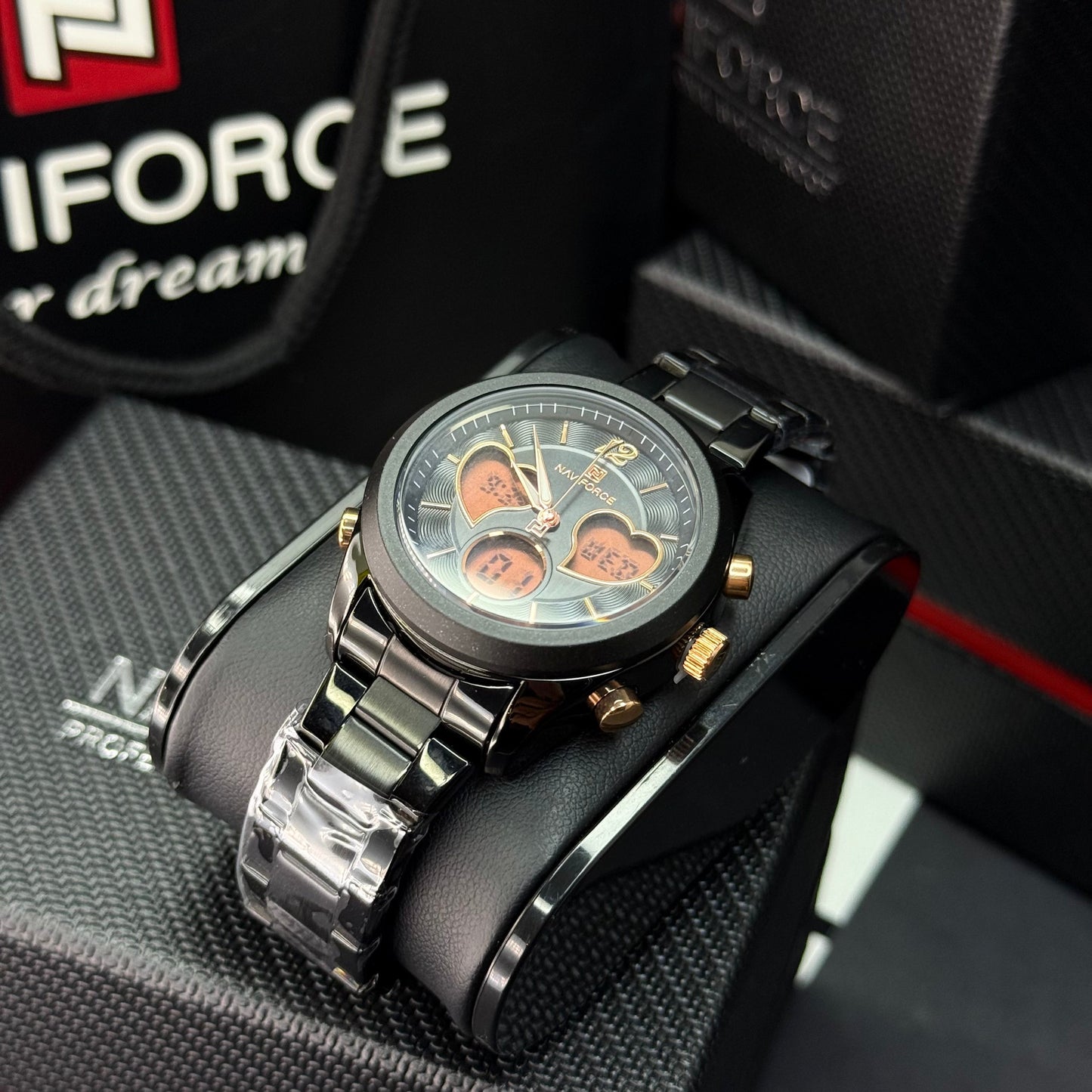 NAVIFORCE DOBLE HORA ORIGINAL PARA DAMA REF NF5045-N