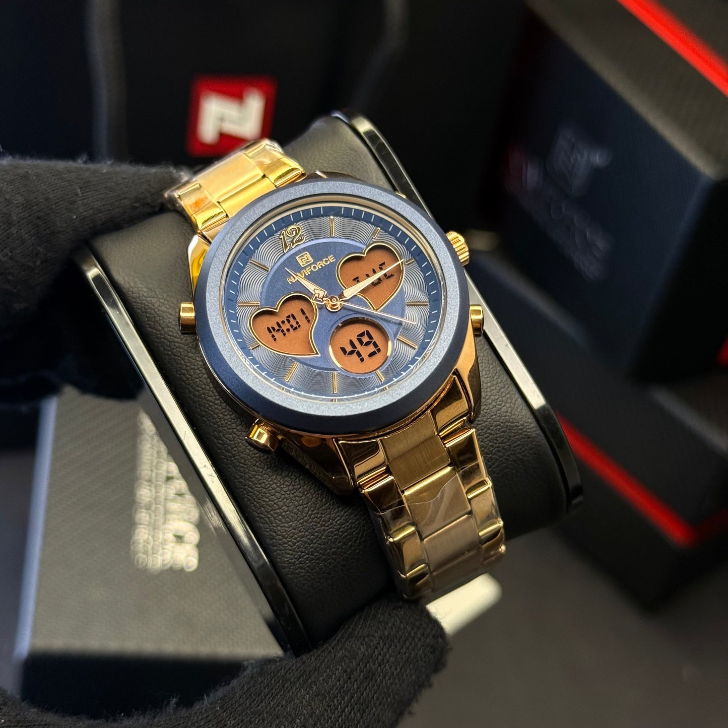 NAVIFORCE DOBLE HORA ORIGINAL PARA DAMA REF NF5045-ORA
