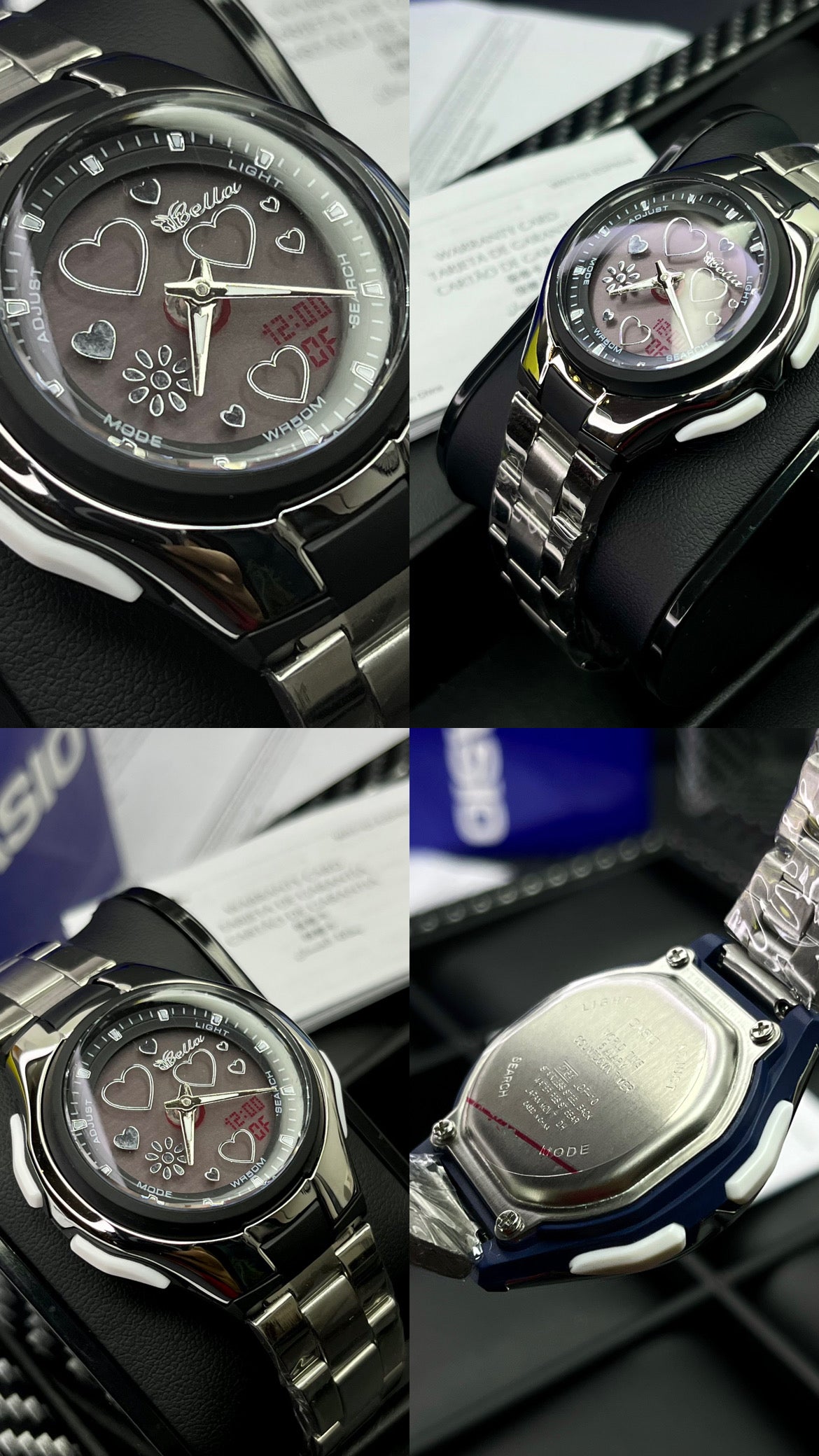 CASIO DOBLE HORA PARA DAMA REF-PN