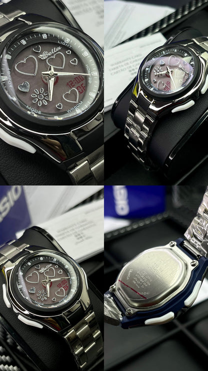 CASIO DOBLE HORA PARA DAMA REF-PN