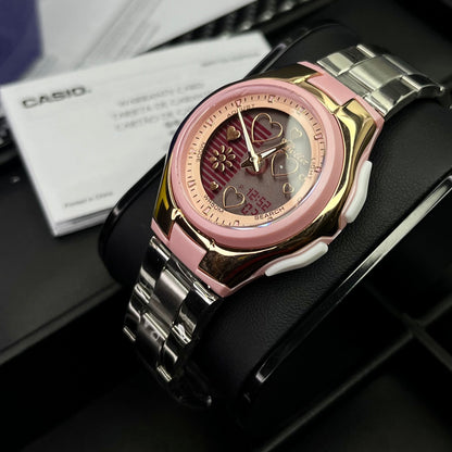 CASIO DOBLE HORA PARA DAMA REF-PR