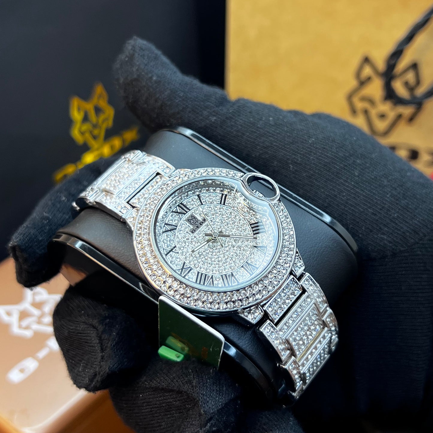 G FOX ORIGINAL x CARTIER PARA DAMA SUMERGIBLE  REF-TORBILLON CUBANO-1251-P