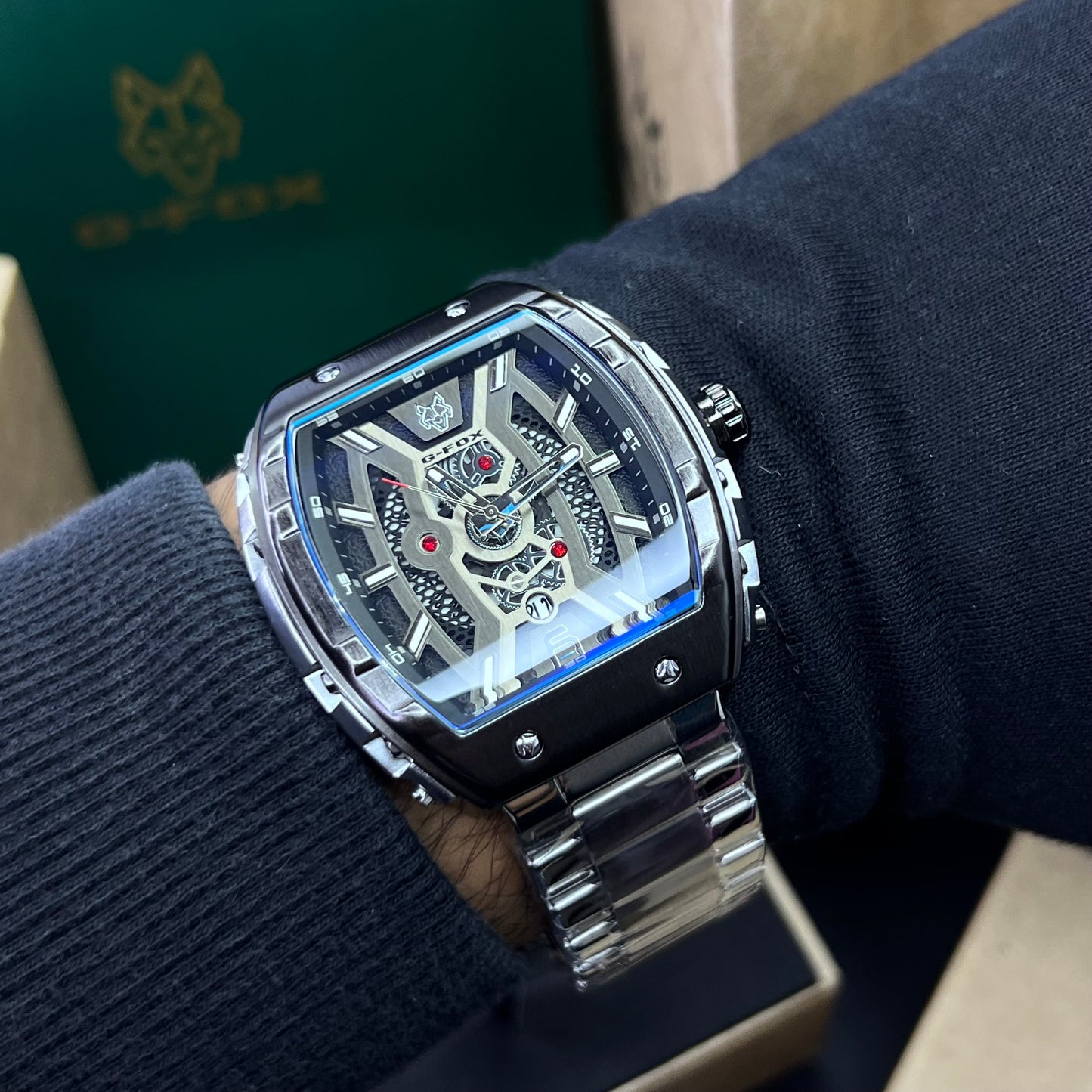 G FOX ORIGINAL x RICHARD MILLER SUMERGIBLE PARA HOMBRE REF-5517-PN