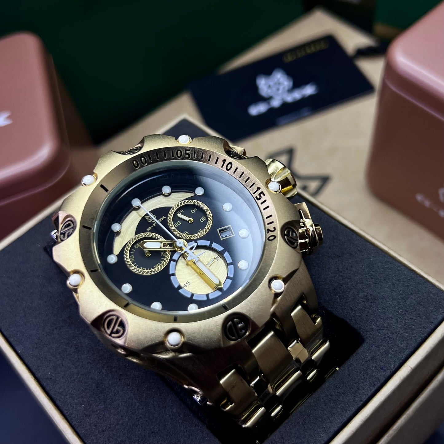 G FOX ORIGINAL FUNCIONAL POR INVICTA SUMERGIBLE PARA HOMBRE REF- DN