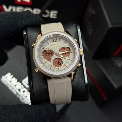 NAVIFORCE DOBLE HORA ORIGINAL PARA DAMA REF NF5045-GO