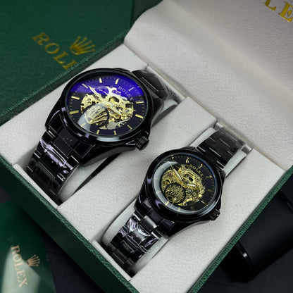 PAREJA RLX AUTOMATICO CORAZON ABIERTO OYSTER REF-N1