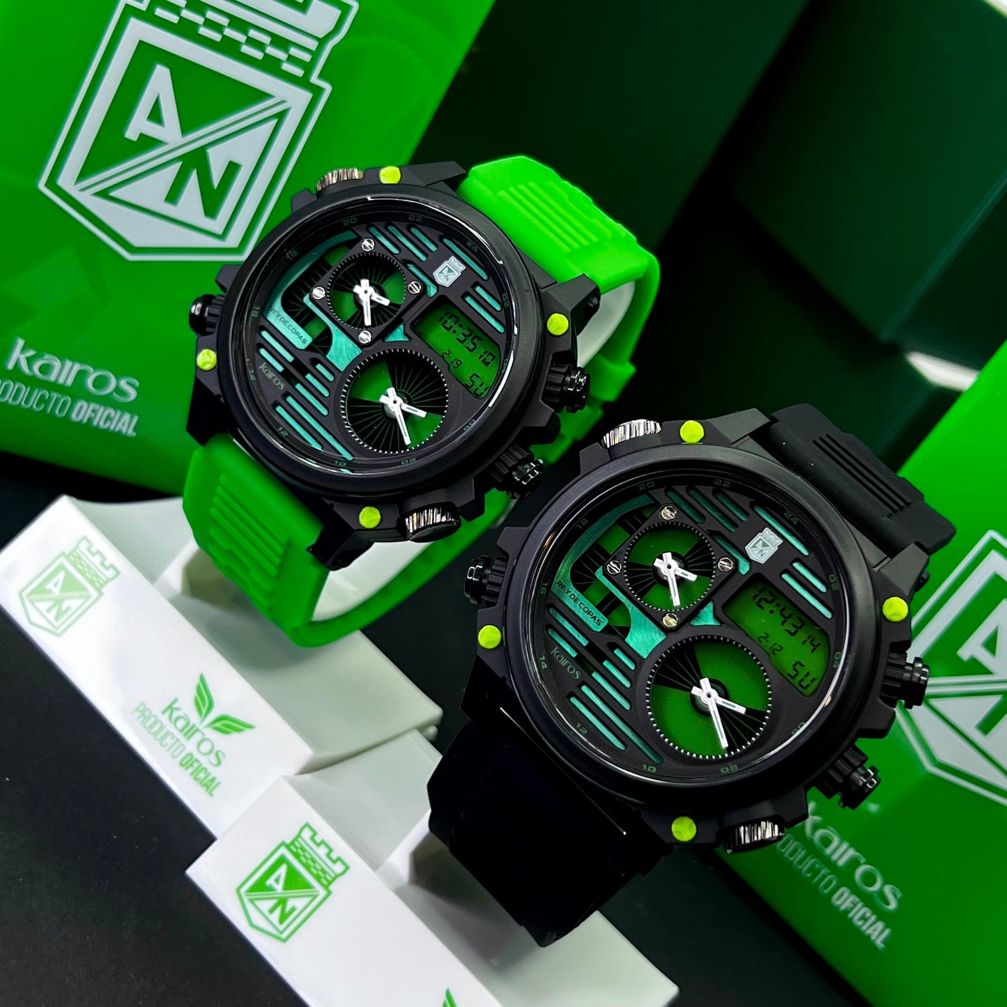 KAIROS ORIGINAL DEL ATLETICO NACIONAL DOBLE PULSO PARA HOMBRE