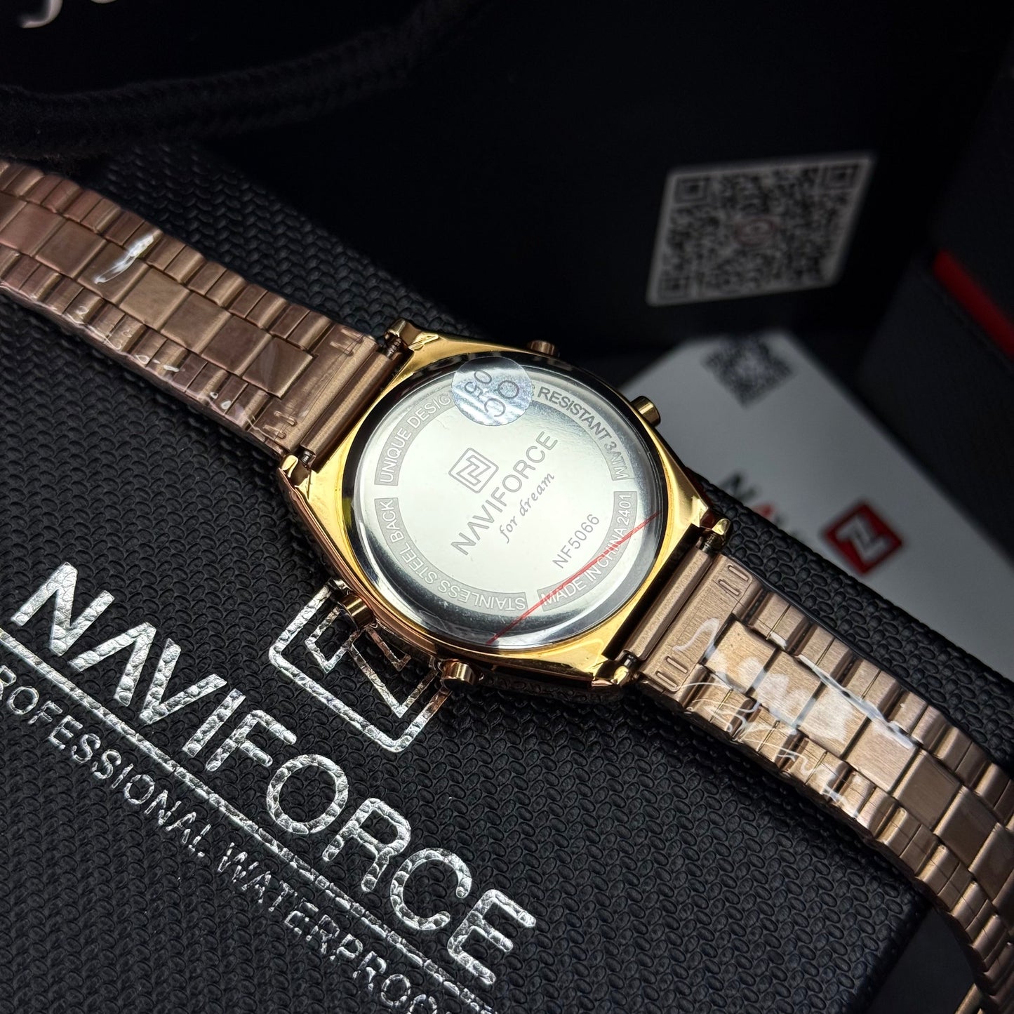 NAVIFORCE X CASIO ORIGINAL PARA DAMA REF NF5066-BOR