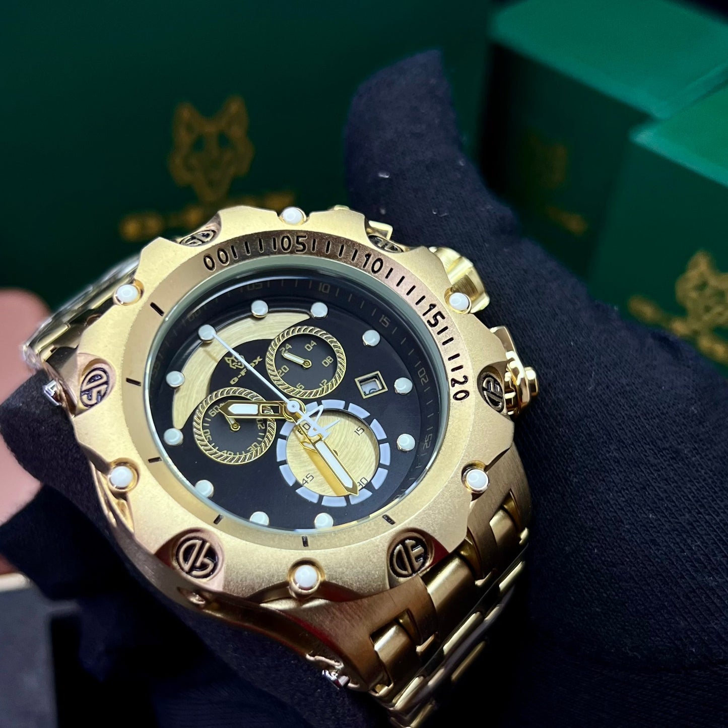 G FOX ORIGINAL FUNCIONAL POR INVICTA SUMERGIBLE PARA HOMBRE REF- DN