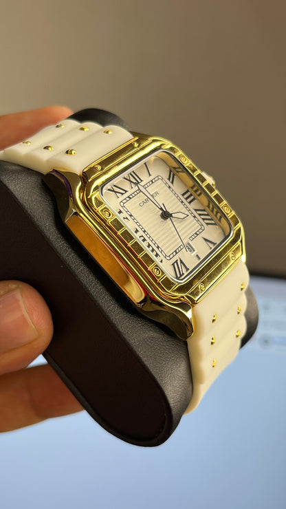 CARTIER DO´SANTOS PARA HOMBRE REF-GOMA- BDB