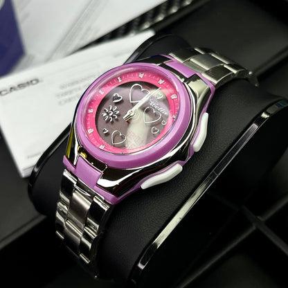 CASIO DOBLE HORA PARA DAMA REF-PF