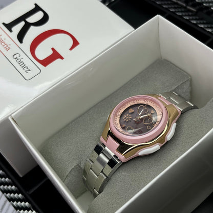 CASIO DOBLE HORA PARA DAMA REF-PR