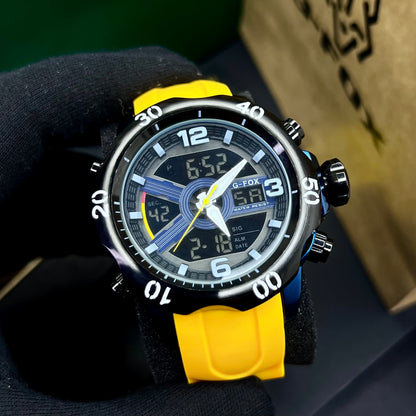 G FOX ORIGINAL DOBLE HORA POR INVICTA SUMERGIBLE PARA HOMBRE REF-1976G1-A