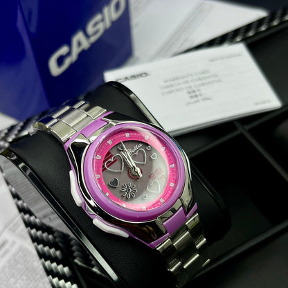 CASIO DOBLE HORA PARA DAMA REF-PF