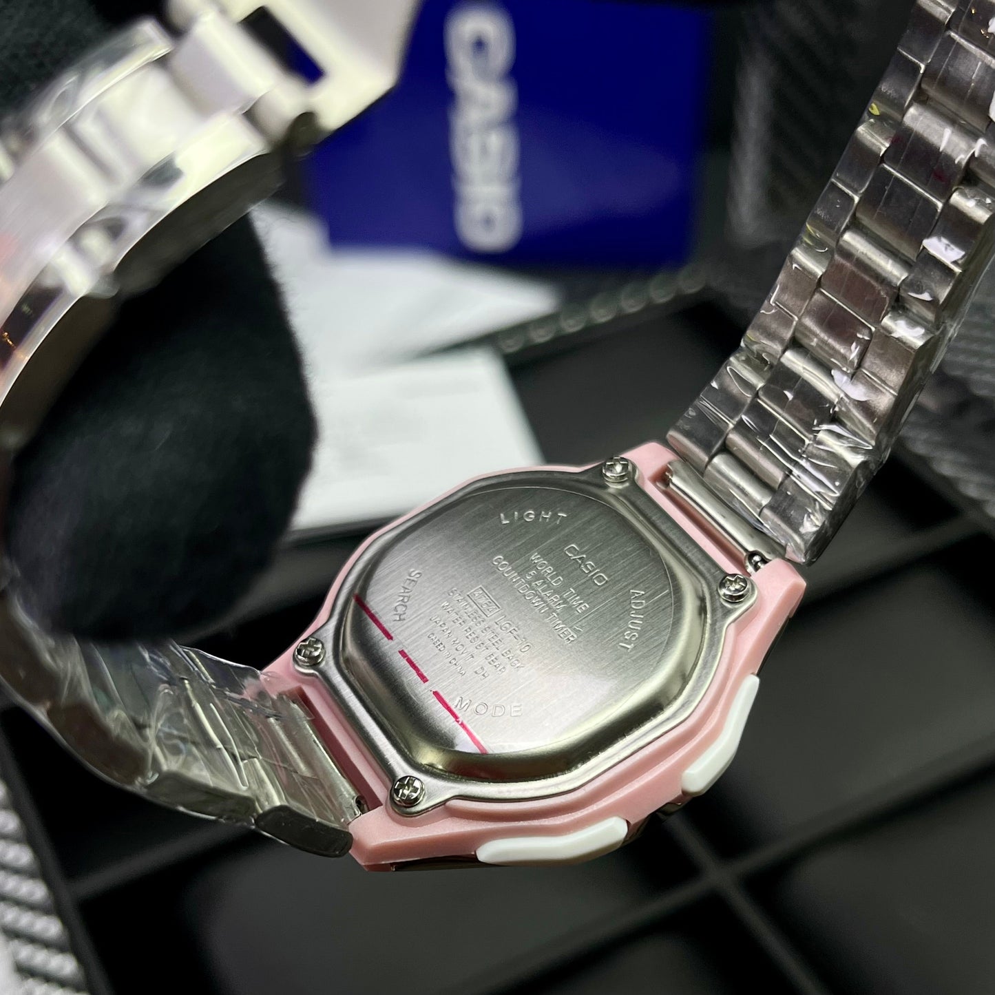 CASIO DOBLE HORA PARA DAMA REF-PR