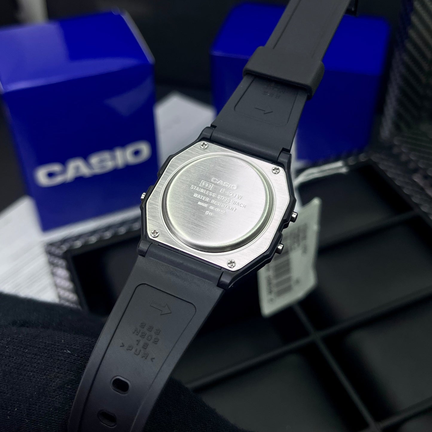 CASIO ORIGINAL PARA HOMBRE REF-F-91W-1D