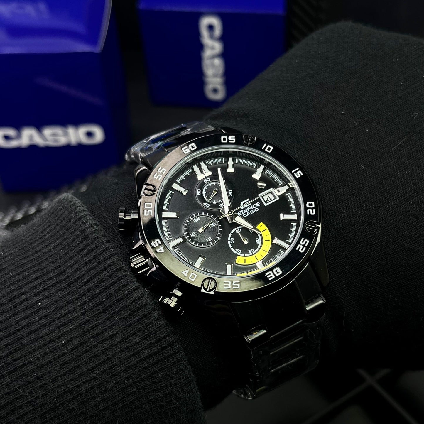 CASIO EDIFICE EFR 558  FUNCIONAL PARA HOMBRE REF-N