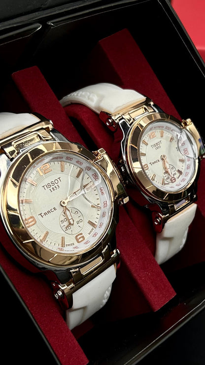 PAREJA TISSOT T-RACE  REF-BIB