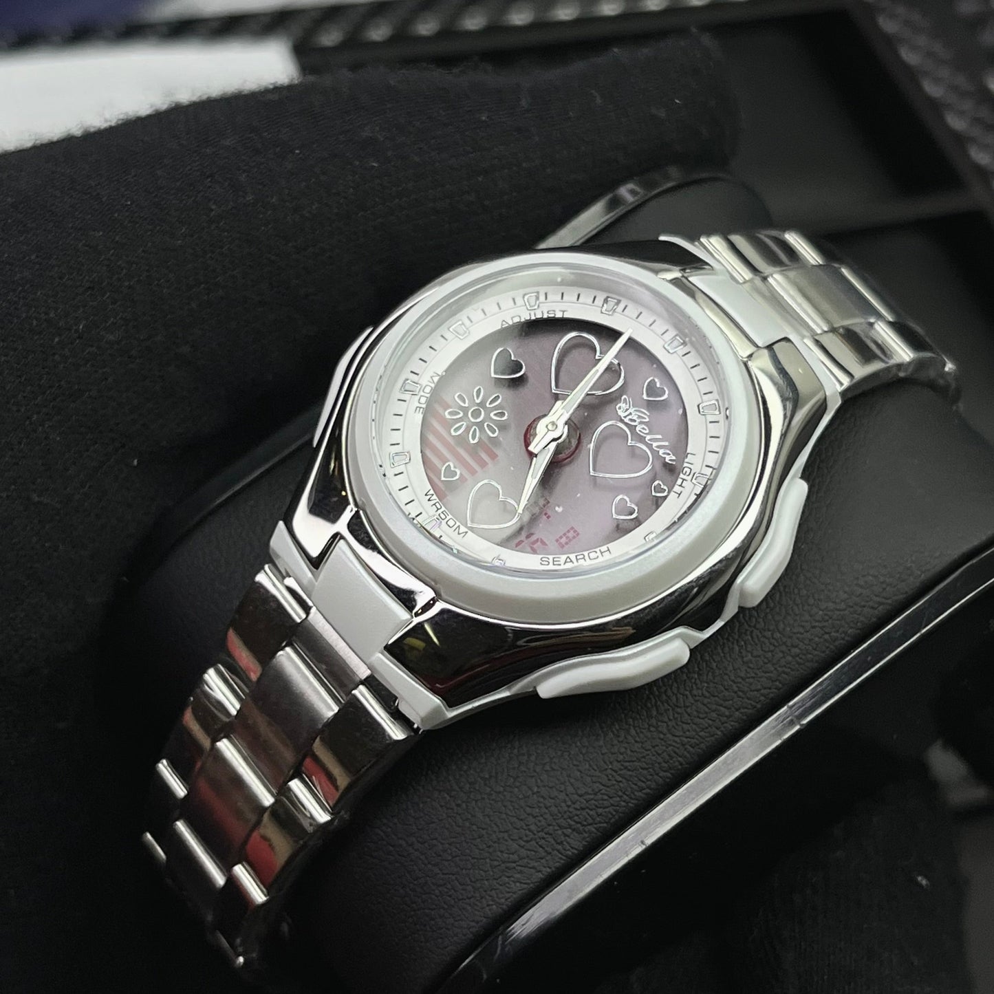 CASIO DOBLE HORA PARA DAMA REF-PB