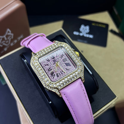 G FOX ORIGINAL x CARTIER PARA DAMA SUMERGIBLE  REF-SANTOS CUBANO-1264-R