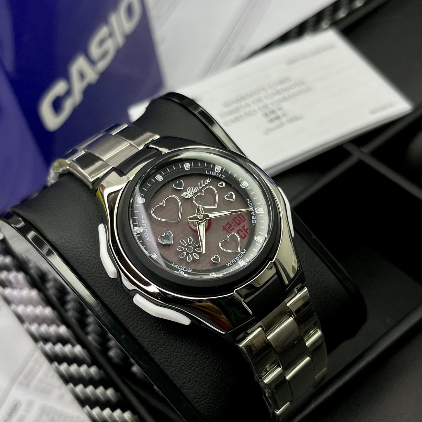 CASIO DOBLE HORA PARA DAMA REF-PN