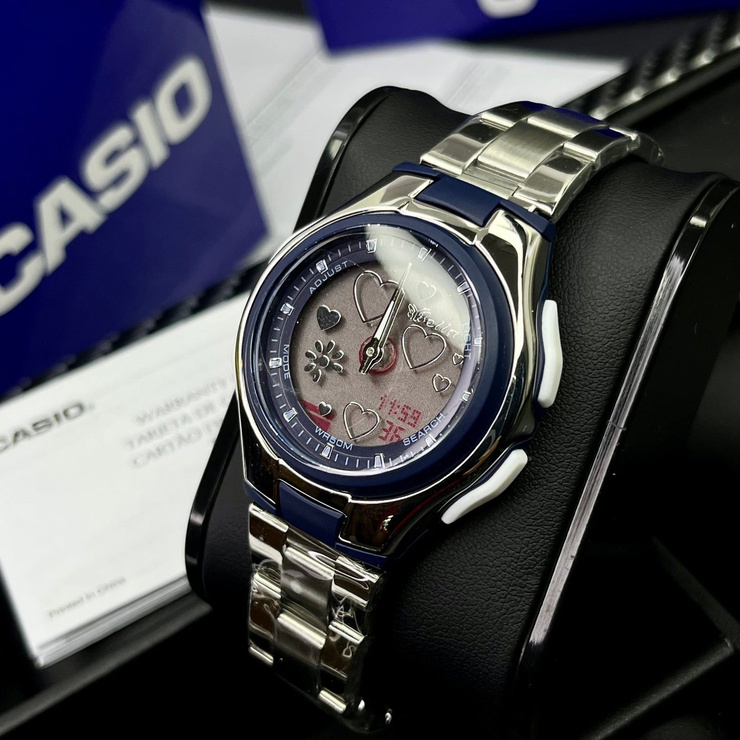 CASIO DOBLE HORA PARA DAMA REF-PA