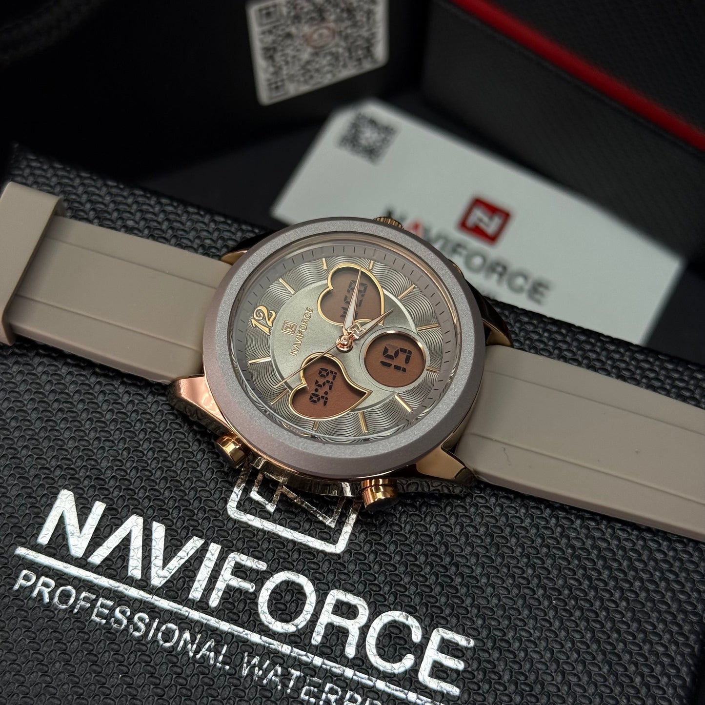 NAVIFORCE DOBLE HORA ORIGINAL PARA DAMA REF NF5045-GO