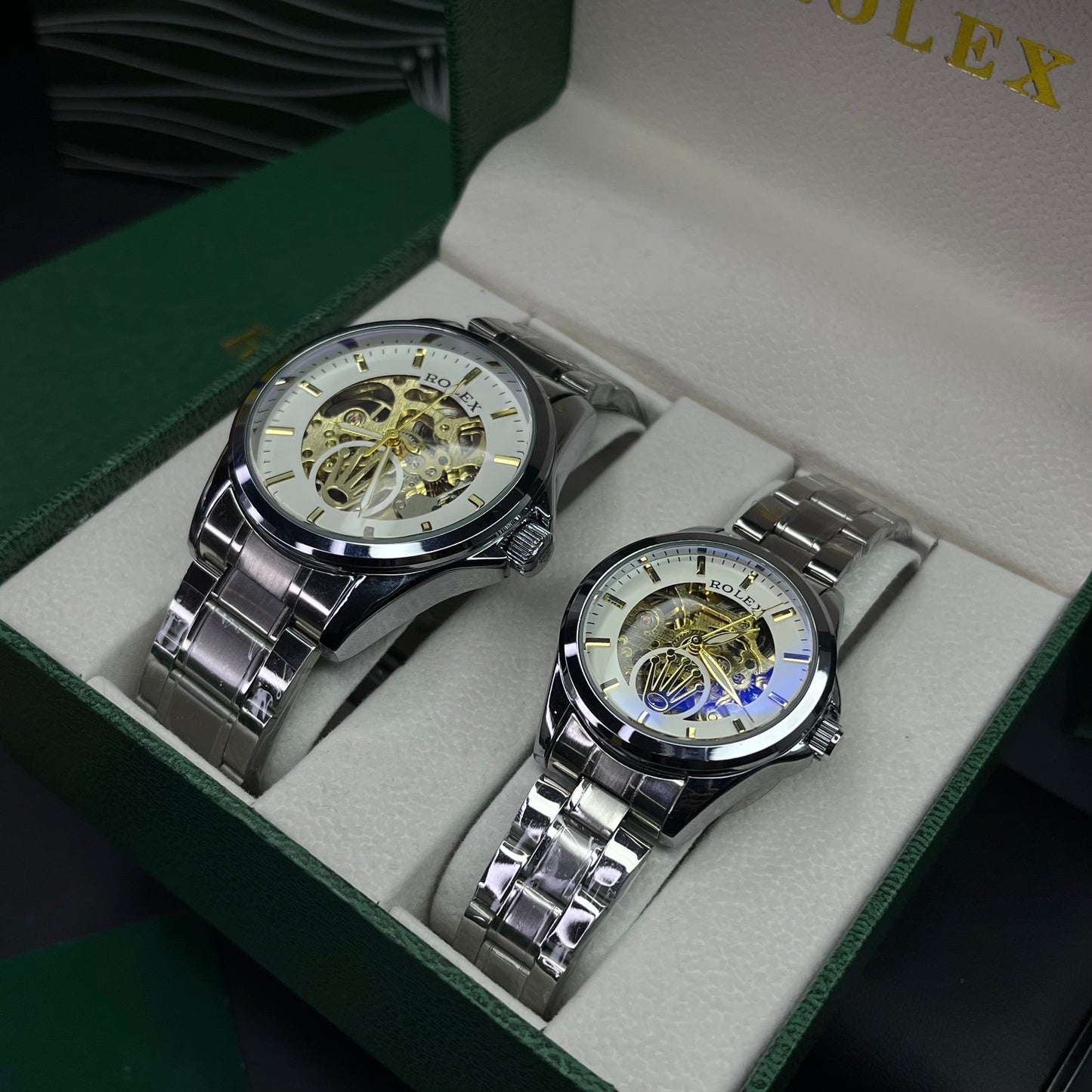 PAREJA RLX AUTOMATICO CORAZON ABIERTO OYSTER  REF-P