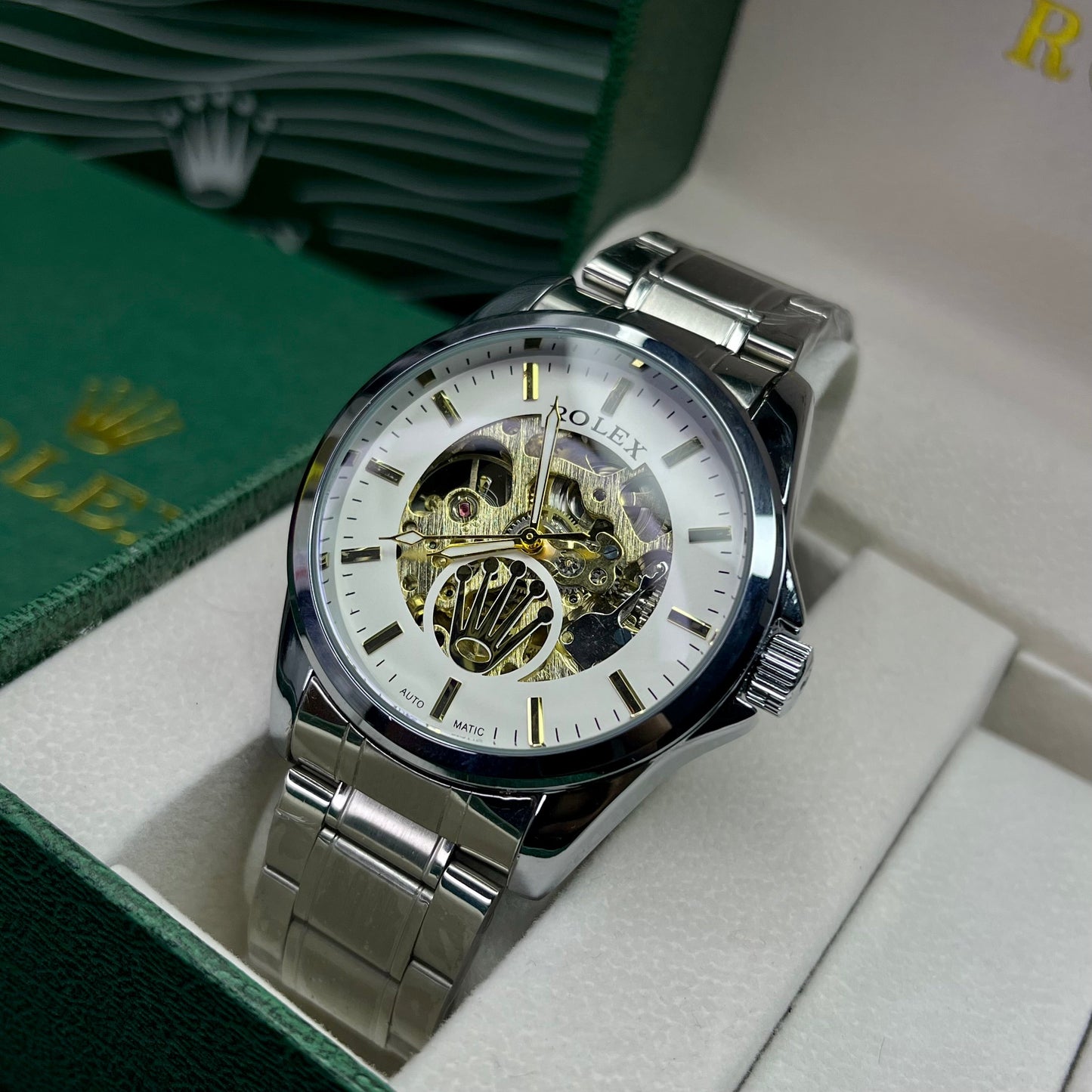 PAREJA RLX AUTOMATICO CORAZON ABIERTO OYSTER  REF-P