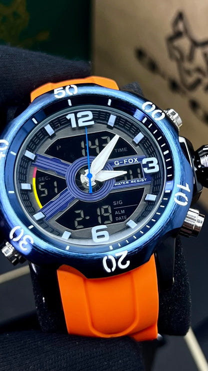 G FOX ORIGINAL DOBLE HORA POR INVICTA SUMERGIBLE PARA HOMBRE REF-1976G1-NN
