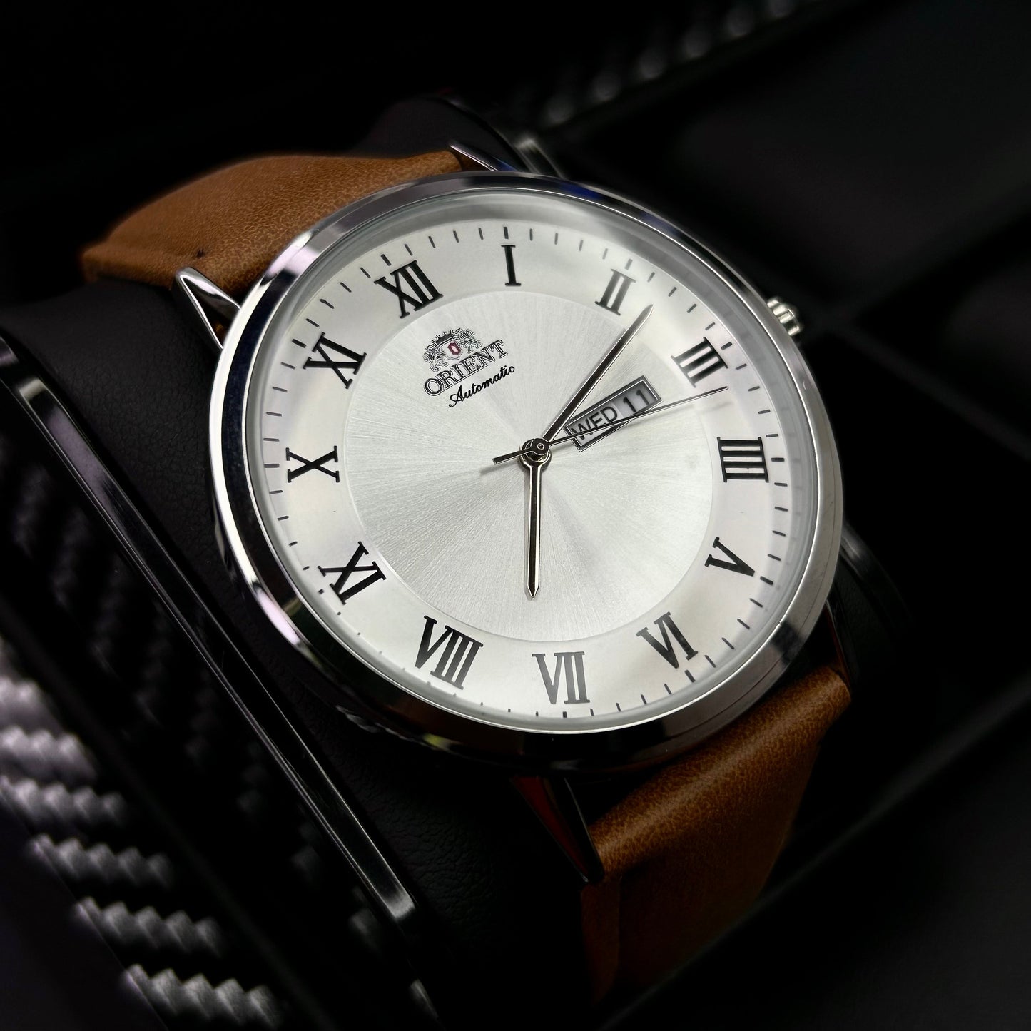 ORIENT ROMANO DOBLE CALENDARIO PARA HOMBRE REF-CP