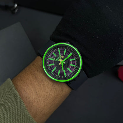 SWATCH SB0 NEON  NEGRO PARA HOMBRE REF-NV