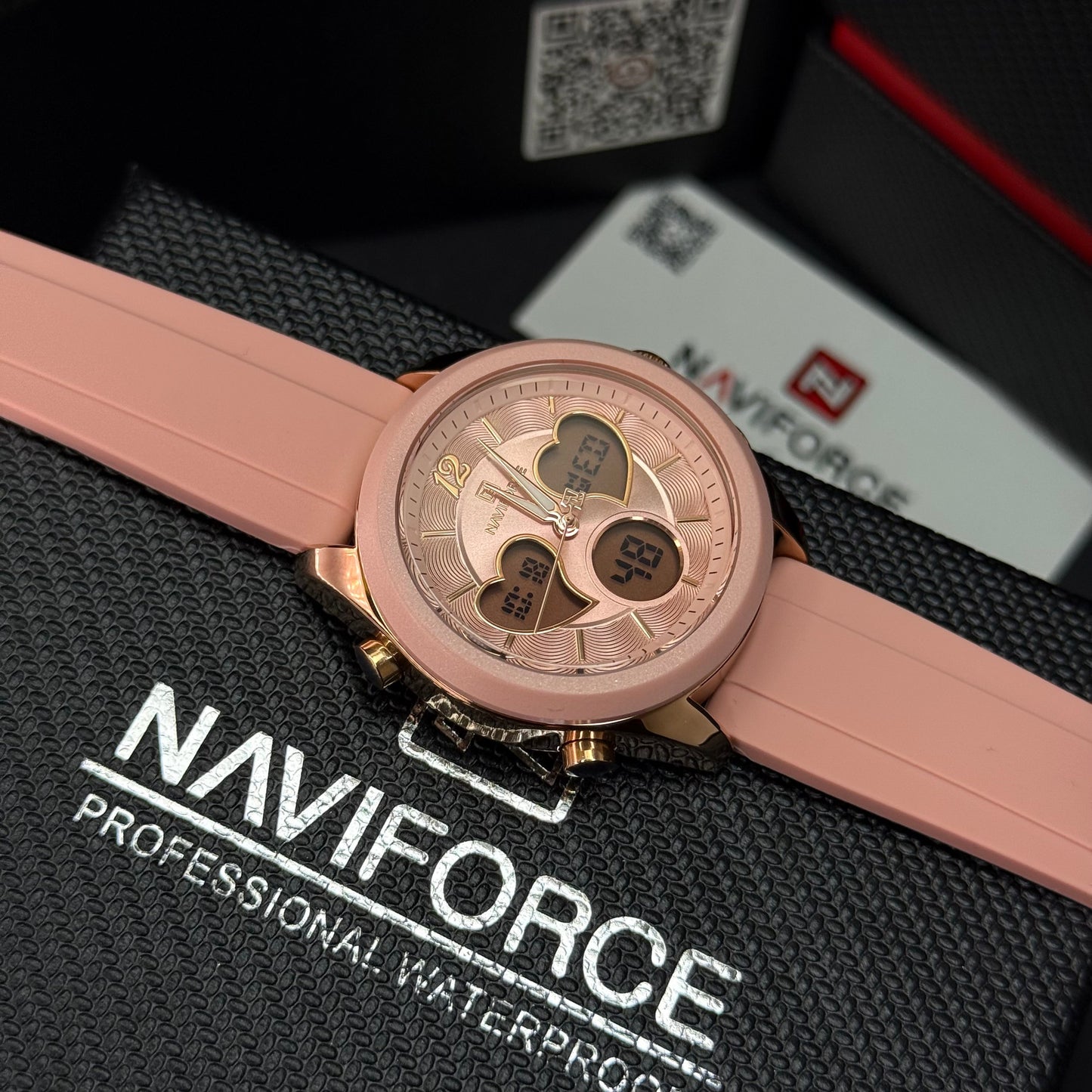NAVIFORCE DOBLE HORA ORIGINAL PARA DAMA REF NF5045-R