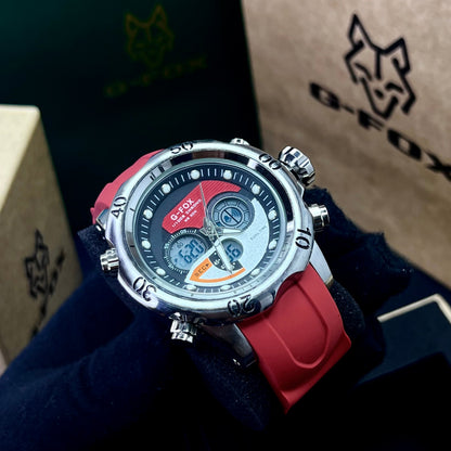 G FOX ORIGINAL DOBLE HORA POR INVICTA SUMERGIBLE PARA HOMBRE REF-1976G2-R