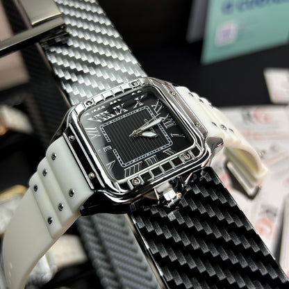 CARTIER DO´SANTOS PARA HOMBRE REF-GOMA N-BPN