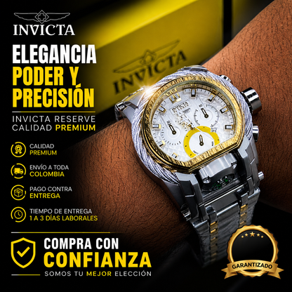 INVICTA BOLT ZEUS GUAYA ACERO PARA HOMBRE REF-BB